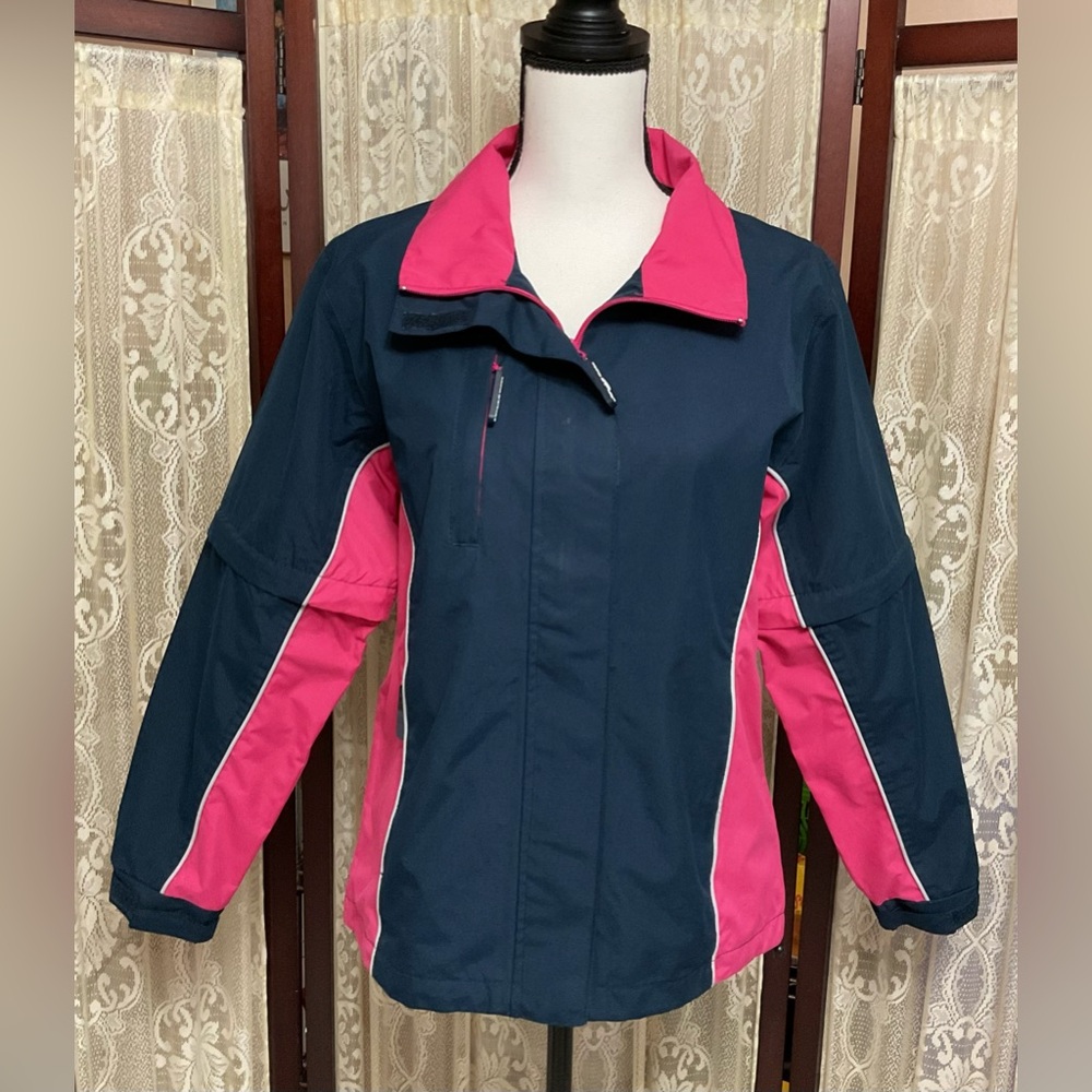 THE WEATHER CO. CONVERTIBLE RAIN JACKET - SZ XS